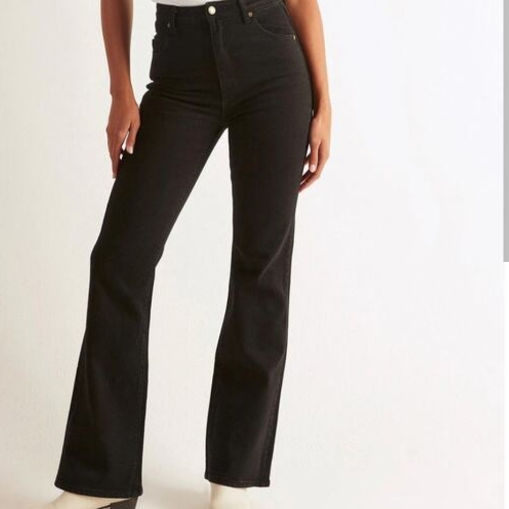 Rolla's Dusters Bootcut Jet Black Jeans